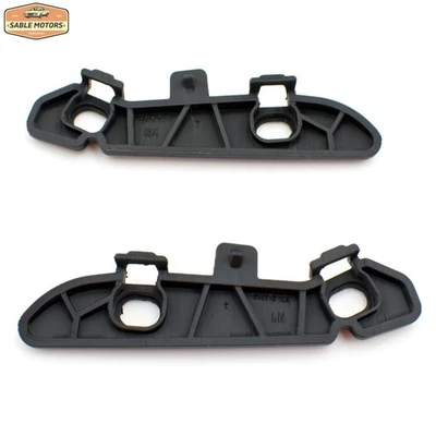 2012-2016 BMW 328i Front Lower Bumper Bracket Retainer Support F30 Sedan Pair - Image 1 of 4