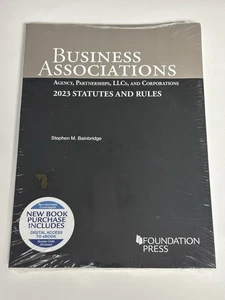 Business Associations: Agency, Partnerships, LLCs, and Corps (2023 Edition) - Picture 1 of 2