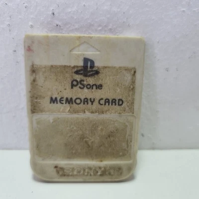 PS1 Memory Card Ufficiale playstation 1,- PSone Grigio Originale + POSTA GRATIS - Immagine 1 di 4