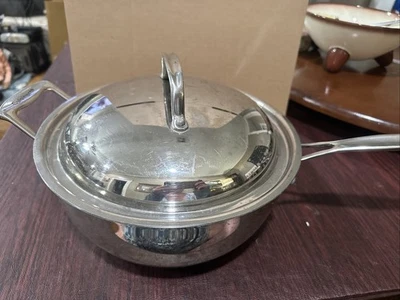 Cuisinarts Vintage Stainless Steel 5.5-qt. Saute Pan W/Lid Heavy Duty - Image 1 of 3