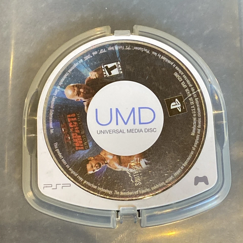 TNA Impact Cross The Line 2010 PSP PlayStation Portátil UMD Disco Solo Lucha Libre Foto 1 de 1