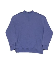 Kirkland Signature Herren Gr. 2XL 1/4 Zip Pullover Sweater Powder Purple EUc - Bild 1 von 4