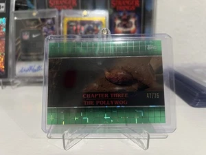 2025 Topps Stranger Things High Tek Season Two The Pollywog Green Refractor /75! - Picture 1 of 2