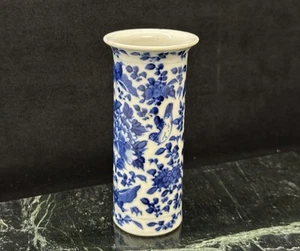 Antique Chinese Dragon Vase 19th century Blue & White Porcelain China - Picture 1 of 6