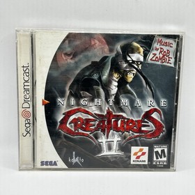 Nightmare Creatures II (Sega Dreamcast, 2000) Complete With Registration Card