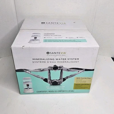 Santevia Alkaline Gravity Countertop Water System With Fluoride Filter - Image 1 of 4