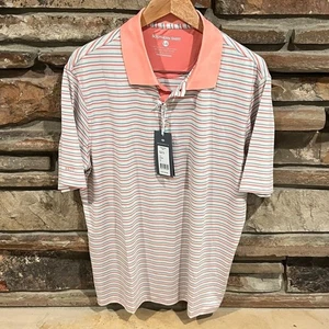 Southern Shirt Tucker Stripe Polo in Sandbar Multi Performance Stretch UPF - Picture 1 of 8
