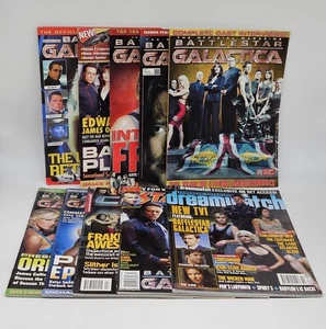 Battlestar Galactica Magazin 10 Stück CFQ Cinefantastique Starlog Dreamwatch  - Bild 1 von 20