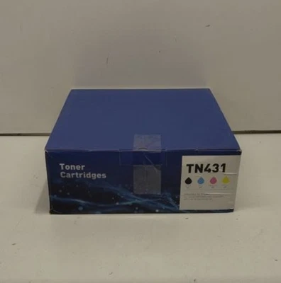 TN431 Toner 4 pack black cyan magenta yellow, open box new - Image 1 of 4