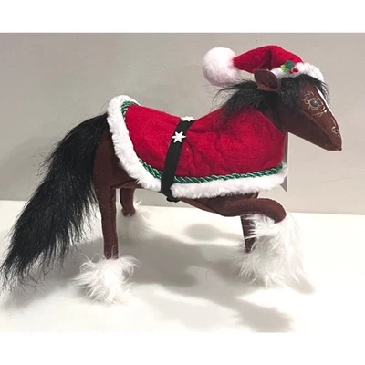 Annalee 10” Snowflake Clydesdale Horse Christmas Beer Bay Pony Mobility Doll New - Image 1 of 4