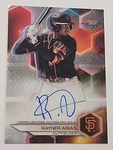 Rayner Arias - 2023 Bowman's Best - Autogramme #B23-RA (AU, RC) - Bild 1 von 2