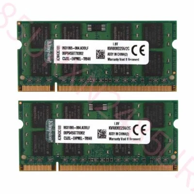 4GB 2x 2GB Dell Inspiron 1420 1440 1520 1521 1525 1526 1545 1546 1720 SODIMM RAM - Image 1 of 4