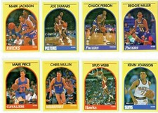 1989 - 1990 Hoops / Sears NBA Super Stars star singles - rookies - you choose