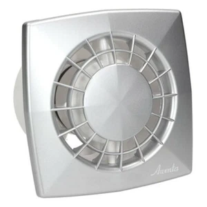 Satin Bathroom Extractor Fan 125mm with Timer Toilet Ventilator with Delay - Picture 1 of 3