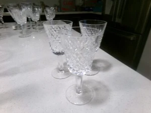 WATERFORD ALANA LOT OF 3 WHITE WINE GLASSES - Picture 1 of 4