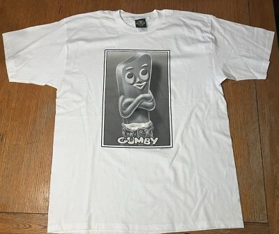 Camiseta de Colección Gumby Años 90 XL Blanca Prema Toy Co. Foto 1 de 4