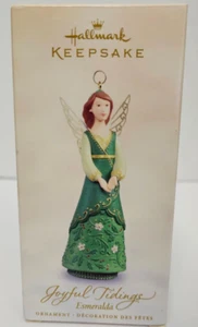 HALLMARK GOYFUL TIDINGS ESMERALDA 2005 ADORNOS DE RECUERDO DE NAVIDAD ÁNGEL - Imagen 1 de 4