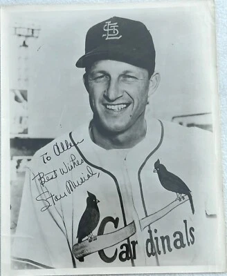 ORIGINAL STAN "THE MAN" MUSIAL HAND SIGNED AUTOGRAPHED - 8"x 10" - Image 1 of 4