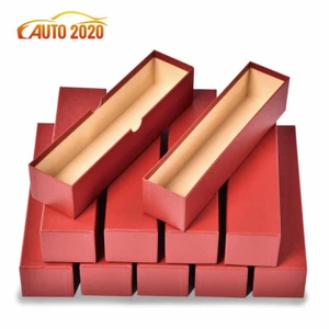 Lot Of 10 2x2 Coin Flips Red Boxes 9 Inch For Snaplock Top Quality Storage 1 Row - Picture 1 of 6