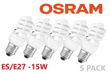 Osram 15W Daylight Mini Twist Spiral Globe - 5 Pack ES E27 900 lumen 15W bulk