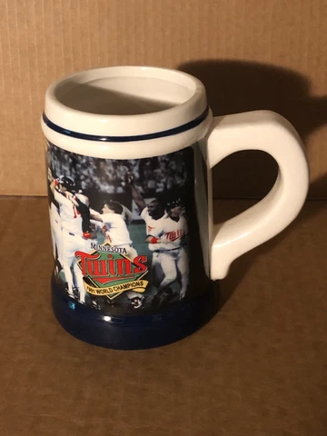 Minnesota Twins 1991 World Series Champions Stein Mug SGA Cover