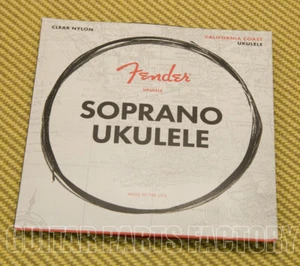 073-0090-402 Fender Clear Nylon Tie-End Soprano Ukulele Strings ADF#B 0730090402 - Picture 1 of 1