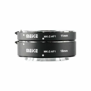 Meike MK-Z-AF1 11mm+18mm Metal Auto Focus Macro Extension Tube Adapter Ring - Picture 1 of 6