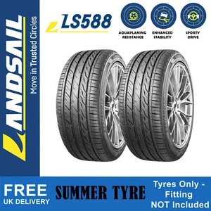 Landsail 225/50/R17 Tyres x2 225 50 17 98W XL LS588 Summer BB Rated 68Db - Picture 1 of 2