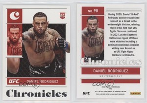 2022 Panini Chronicles UFC Rookies Daniel Rodriguez #98 Rookie RC