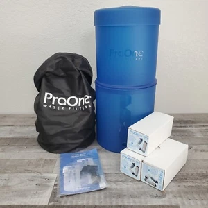ProOne Big II Gravity Water Filter System Plastic Spigot with 3x 5" G2.0 Filters - Picture 1 of 14