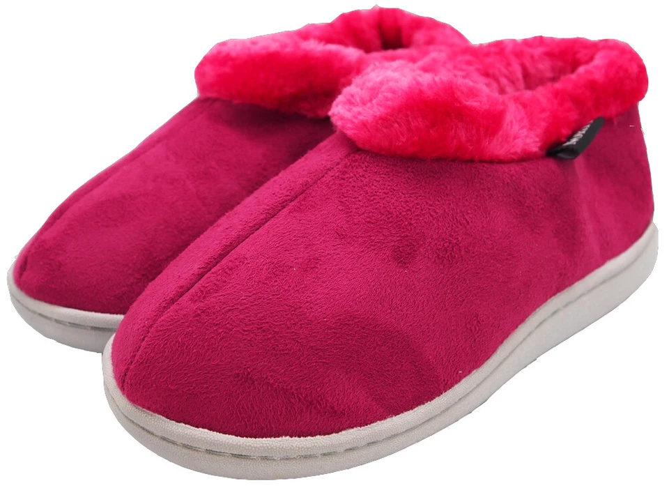 Norty Toddler Girl's Kids Fleece Memory Foam Slip On Indoor Slippers Shoe - Image 1 of 1
