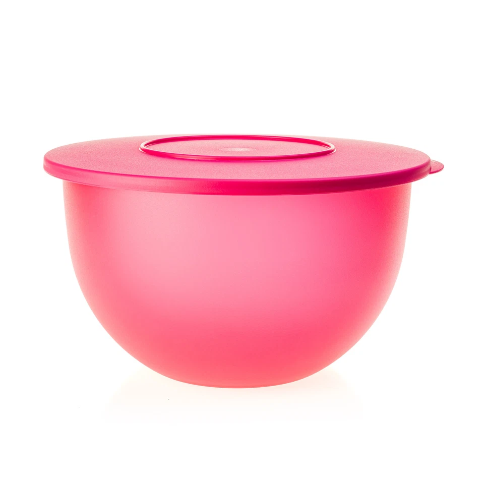 Tupperware Junge Welle Schüssel 4,3 l Pink Servierschüssel Salatschüssel - Bild 1 von 1