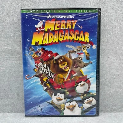 MERRY MADAGASCAR (DVD, 2009, DreamWorks) NEW SEALED! - Image 1 of 4