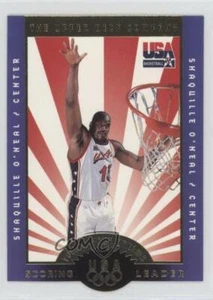 1996 Upper Deck USA Basketball Deluxe Gold Edition Shaquille O'Neal #F5 Die-cut - Picture 1 of 2