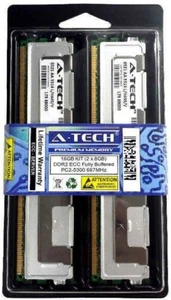 16GB 2 x 8GB ECC FULLY BUFFERED PC2-5300 DIMM DDR2 667 MHz FB Server Memory RAM - Picture 1 of 2