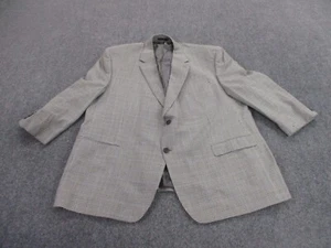 Ralph Lauren Sport Jacket Adult 52R Plaid Silk Wool Blazer Coat Business Mens - Picture 1 of 13