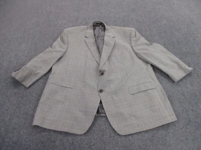 Ralph Lauren Sport Jacket Adult 52R Plaid Silk Wool Blazer Coat Business Mens - Image 1 of 4