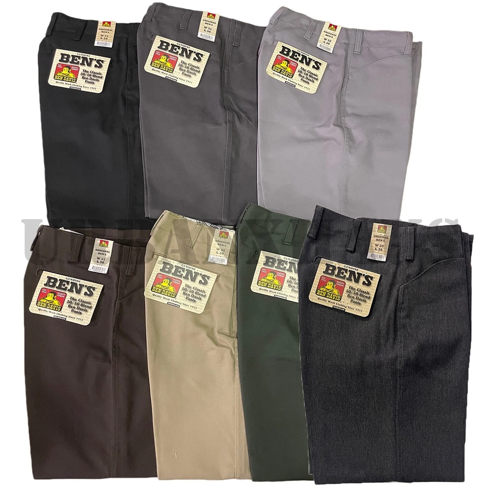 BEN DAVIS MEN'S ORIGINAL PANTS * 8 COLORS SIZE 30-54 - Image 1 of 1