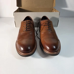 Reaction Kenneth Cole marrone taglia #12'' M' scarpa cognac klay flex stringata - Foto 1 di 8