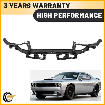 Barra de amarre de soporte de radiador superior negra para Dodge Challenger #68174972AF 2015-2022 Foto 1 de 4