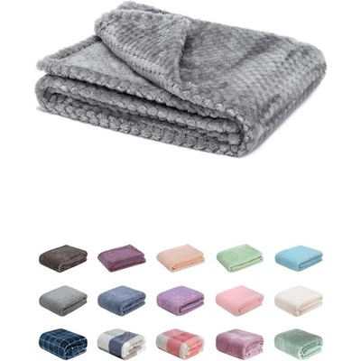 Suave Cálida Acogedora Manta de Bebé de Vellón Coral para Recién Nacido Bebé Niño Cuna Foto 1 de 4