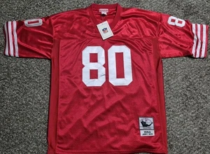 San Francisco 49ers Jerry Rice Jersey NFL Throwback Sz 54 Mitchell & Ness - Picture 1 of 9