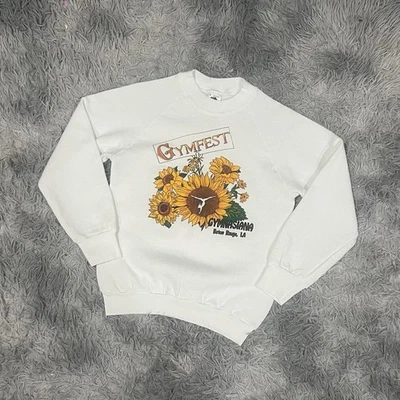 复古女式健身房运动衫 Gymnasiana Baton Rouge,LA 尺寸 S — 第 1/4 张图片