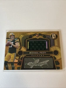 2024 Panini Gold Standard Michael Pratt RC Rookie JERSEY AUTO /199 RPA - Picture 1 of 2