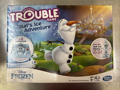 Hasbro Trouble Disney Frozen Olaf's Ice Adventure Game For Kids Ages 5+ NIB R3 - Image 1 of 2