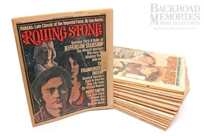 Lot of 1976 (Incomplete) Various "Rolling Stone" Magazines (21), Straight Arrow Foto 1 de 4