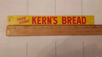 Kerns bread sign advertising bakery food grocery store vintage - Image 1 of 4