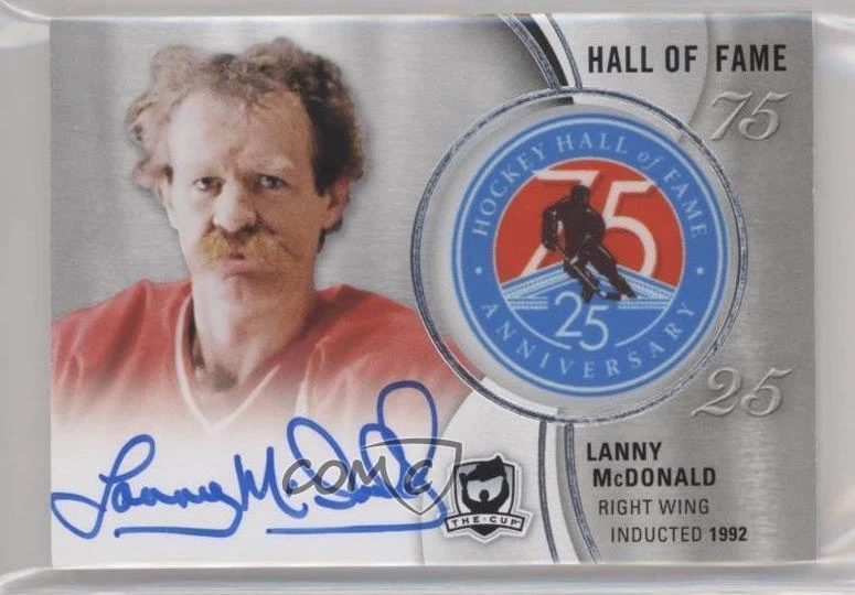 2018-19 Upper Deck The Cup Lanny McDonald #HOF-LM Patch Auto HOF