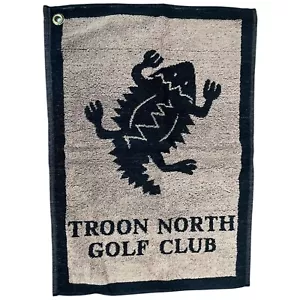 Troon North Golf Club Golf Terry Cloth Towel Cotton Grommet Made In Belgium - Picture 1 of 5