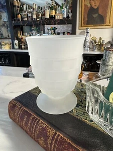 Tiara Indiana Glas Satin mattiert Early American Whitehall 8 Unzen Becher - Bild 1 von 6